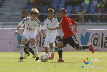 Partido de la segunda jornada entre Todo bien por Killa, proyecto liderado por Carlos Valderrama, y el Real Madrid.