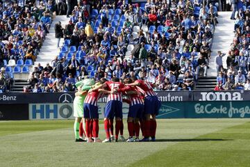 Tras el batacazo de Dortmund, el buen rollo del Wanda ante la Real y el escueto triunfo de Copa en Sant Andreu, Butarque emergía como un reto complejo para Simeone y sus equipo. 