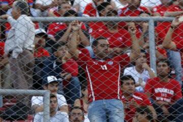 Color y belleza en la previa del duelo Argentina-Chile
