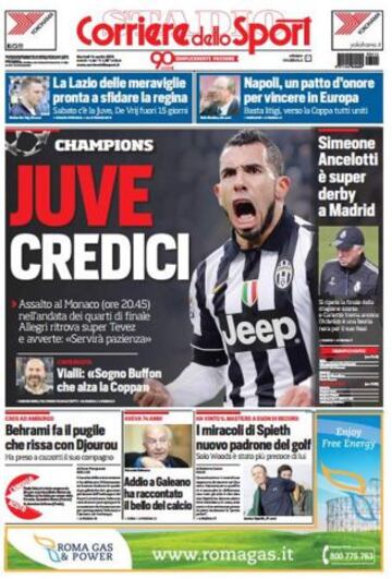 Portadas de la prensa deportiva