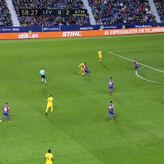 La brillante asistencia de Griezmann ante el Levante