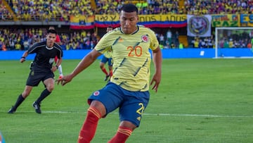 El delantero de la Selección Colombia, Roger Martínez.