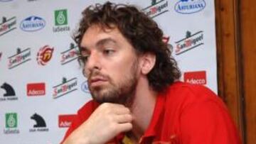 <b>OPTIMISTA.</b> La recuperación del dedo de Gasol marcha según lo previsto.