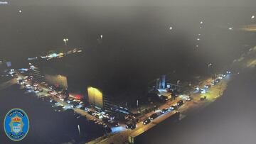 Disuelven una carrera ilegal con coche fúnebre incluido