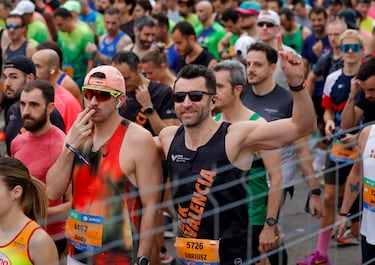 Ambiente por las calles de Valencia durante el Medio Maratón Valencia Trinidad Alfonso.