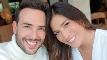 Kathy Sáenz y Sebastián Martínez, un amor de novela