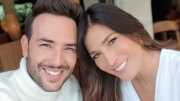 Kathy S&aacute;enz y Sebasti&aacute;n Mart&iacute;nez, un amor de novela