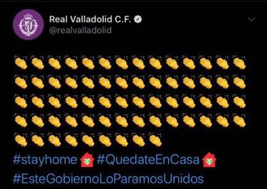 Un despiste en Twitter obliga al Valladolid a rectificar