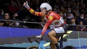 Sebastián Mora, subcampeón de la UCI Track Champions League