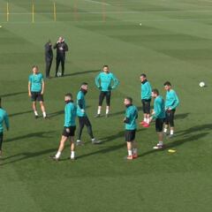 El pique de Theo con Nacho por ponerse en el rondo: "¡Lo han grabado, cabr**!"
