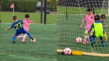 Ciro Messi demuestra su calidad goleadora con las inferiores de Inter Miami