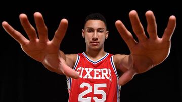 Ben Simmons en el Media Day de los Rookies de la NBA