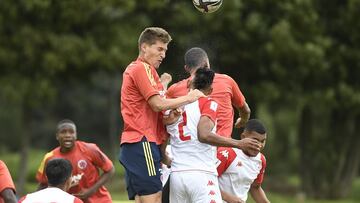 Partido de preparación de la Selección Colombia sub 17 ante Santa Fe.