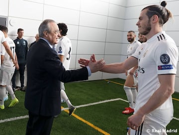 Florentino Pérez y Gareth Bale 