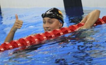 Mireia Belmonte pasa a la semifinal con el mejor tiempo en 200 mariposa.