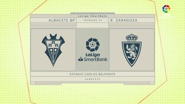 Resumen y gol del Albacete vs Zaragoza de LaLiga SmartBank
