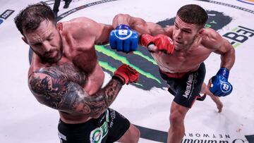 Nemkov golpea a Bader en Bellator 244.