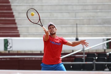 Croacia se pone a punto para enfrentar a Colombia en la Copa Davis.