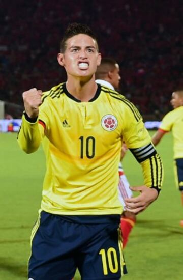 El 10 volvió al gol con la Selección Colombia 