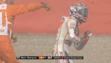 Caída de Marc Márquez.