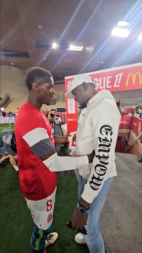 El centrocampista volvió a la convocatoria del Mónaco tras cuatro meses de ausencia, en el duelo ante Olympique de Marseille. En el Stade Louis-II con un abrazo con Usain Bolt.