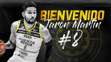 Jaron Martin se incorpora a Fuerza Regia para la LNBP 2020