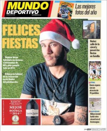 Portadas de la prensa deportiva