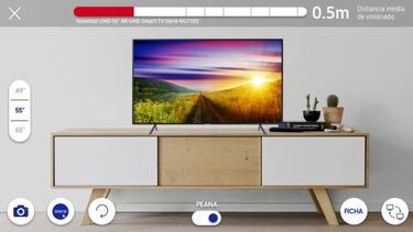 Cómo calcular el tamaño de la TV 4K que cabe en el salón con esta app