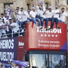 Valladolid sigue de fiesta: la ciudad llena sus calles para celebrar su vuelta a Primera