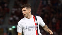 Christian Pulisic anota golazo en su debut oficial con AC Milan en Serie A