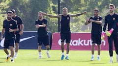 Neymar y el Barça se ejercitan en la casa del Red Bull New York