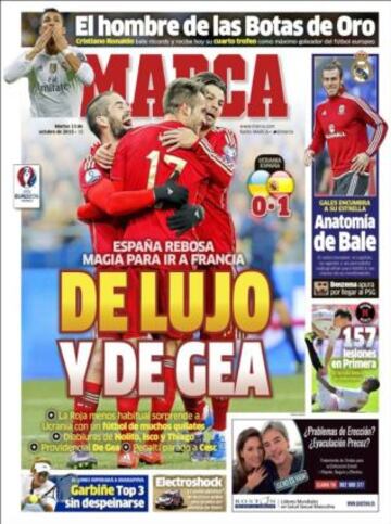 Portadas de la prensa extranjera