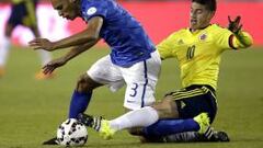 Despliegue y sacrificio, el aporte de James ante Brasil