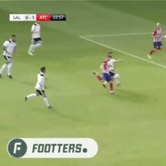 Por cosas así el filial va líder en 2ºB: el gol del año del fútbol base del Atleti