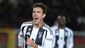 Cambiaso, en un partido con la Juventus.