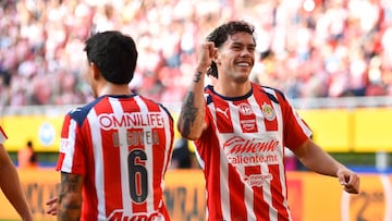 during the 3rd round match between Guadalajara and Atletico de San Luis as part of the Liga BBVA MX, Torneo Apertura 2025 at Akron Stadium, on July 26, 2025 in Guadalajara, Jalisco, Mexico.