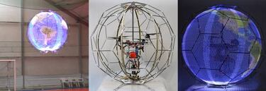 Pantallas de información voladoras, ¿el futuro en los estadios deportivos?