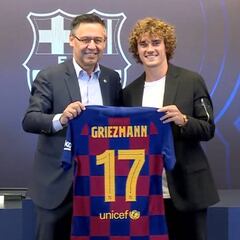 Griezmann llevará, de momento, el dorsal 17 en el Barcelona