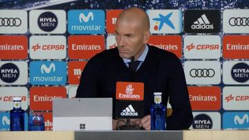 Zidane: "Esta derrota duele pero no vamos a bajar los brazos"