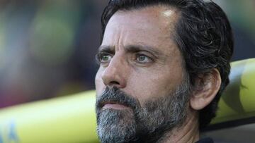 Quique Sánchez Flores, en un partido.