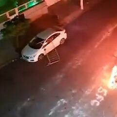 WATCH: Crazy scenes in São Paulo as Santos fans light cars on fire following relegation