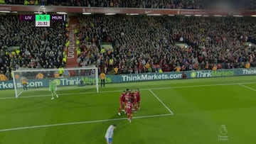 Ves este golazo y parece que son deportes diferentes: el Liverpool 'jugando' con el United