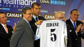Zidane fue presentado el 9 de julio de 2001. Cinco días antes, se cerró su fichaje en Turín.