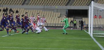 Villalibre marcó el gol que supuso el 2-2 y, por tanto, la prórroga del partido.