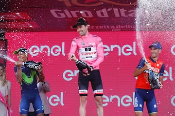 El colombiano terminó segundo en el Giro 2017, detrás de Tom Dumoulin. Sexto podio para Quintana en las grandes del ciclismo.