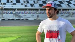 Fernando Alonso en Daytona. 