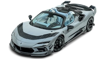 Mansory F9XX Tempesta Celeste: el Ferrari F90 Spider llevado al extremo