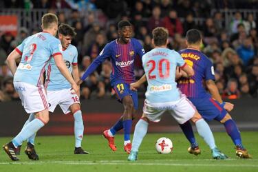 Dembélé out for three to four weeks with hamstring strain