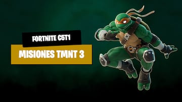 fortnite evento cowabunga tortugas ninja misiones parte 3 pelea y cowabunga