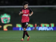 Gilberto Mora en su regreso a las canchas.